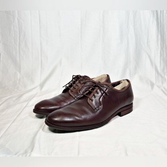Cole Haan Mens Brown Leather Grand Oxford Lace Up Shoes~10~ - Picture 1 of 6